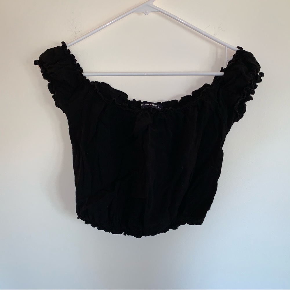 Off the shoulder Brandy Melville top